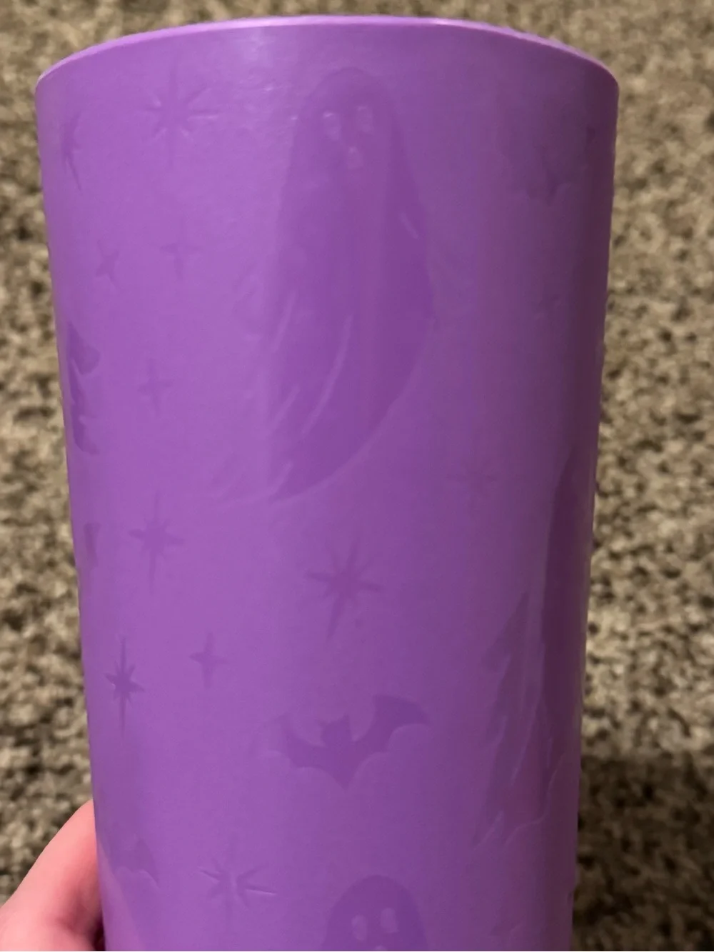 Mainstays Purple Silicone Tumbler Cup